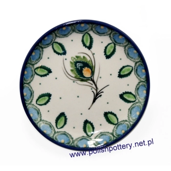 TALERZYK mini Ø10cm dek. 2218X Pawie Pióro